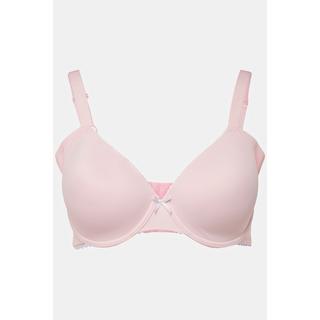 Ulla Popken  Reggiseno con ferretto, orli decorativi e coppe morbide, coppa B/E 