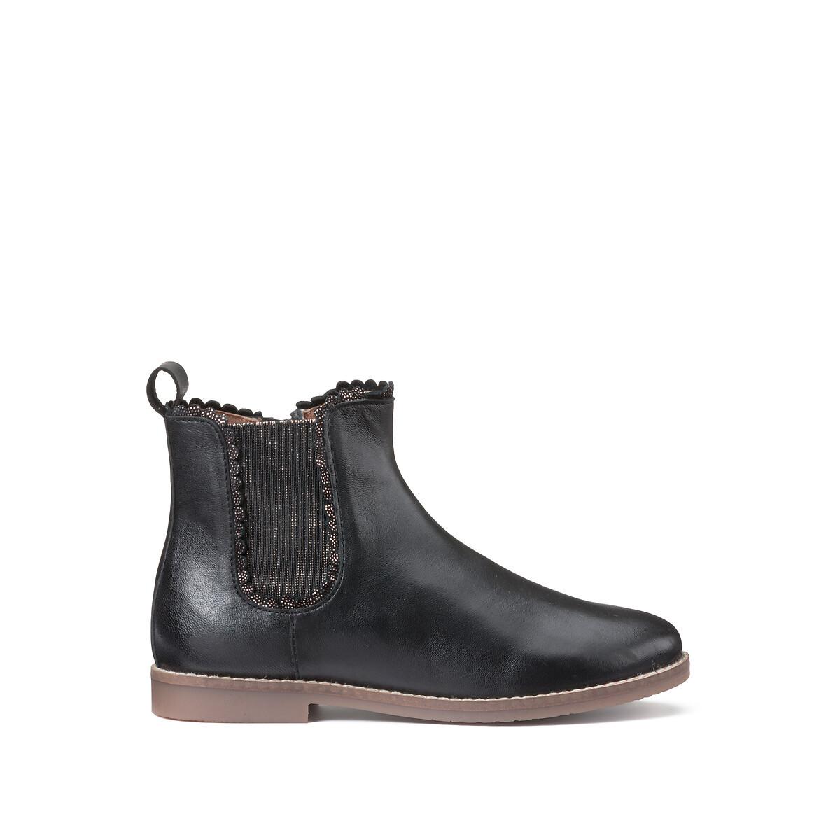 La Redoute Collections  Chelsea-Boots aus Leder 