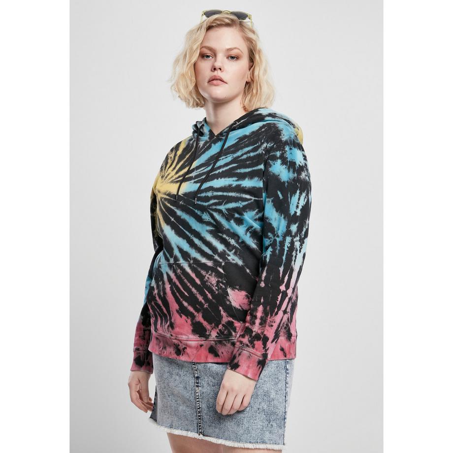 URBAN CLASSICS Sweatshirt à capuche Tie Dye  