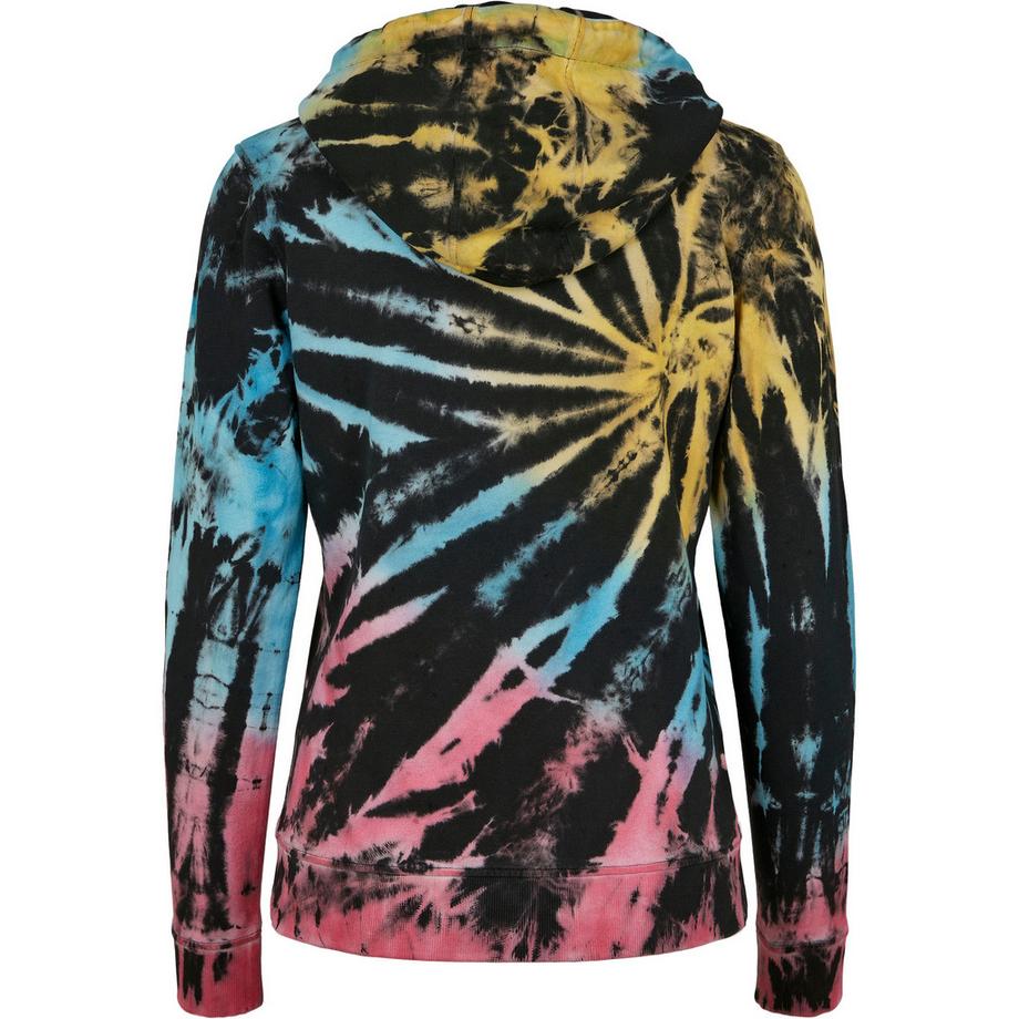 URBAN CLASSICS Sweatshirt à capuche Tie Dye  