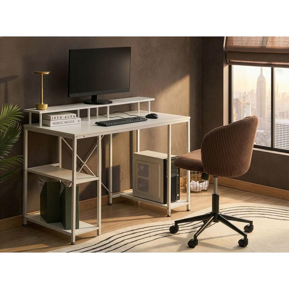Beliani Table de bureau en MDF  CADDO  