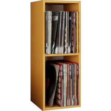 Holz Schallplatten LP Stand Regal Archivierung Ständer Aufbewahrung Platto 2fach