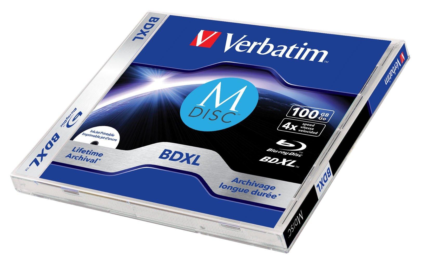 Verbatim  Verbatim MDISC Lifetime archival BDXL 100GB - Jewel case 1 pezzi 