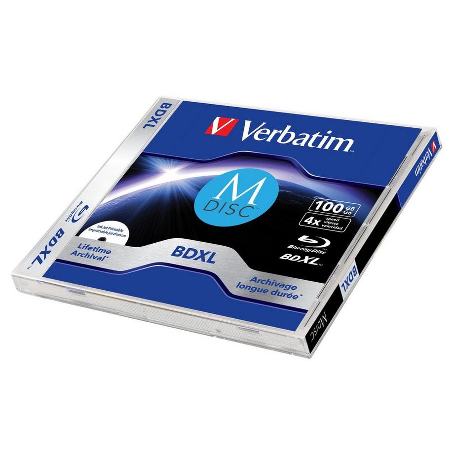Verbatim  Verbatim MDISC Lifetime archival BDXL 100GB - Jewel case 1 pezzi 
