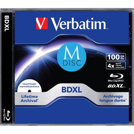 Verbatim  Verbatim MDISC Lifetime archival BDXL 100GB - Jewel case 1 pezzi 