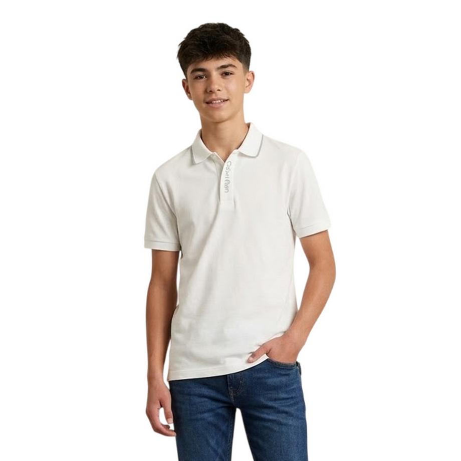 Calvin Klein  Maglietta Polo Logo Ricamato 