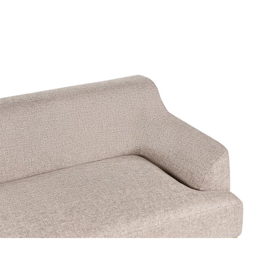 Beliani Canapé 3 places en Tissu Scandinave SOSJO  