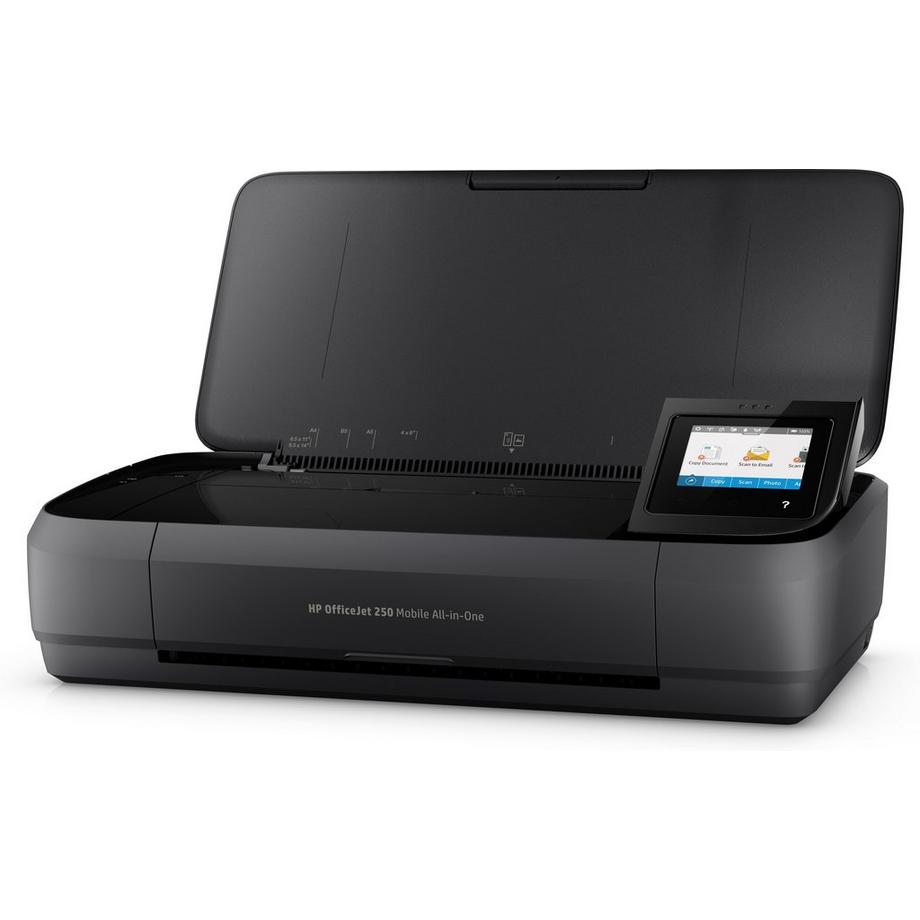 HP  OfficeJet 250 Mobiler All-in-One-Drucker, Farbe, Drucker für Kleine Büros, DruckenKopierenScannen, Automatische Dokumentenzuführung (10 Blatt) 