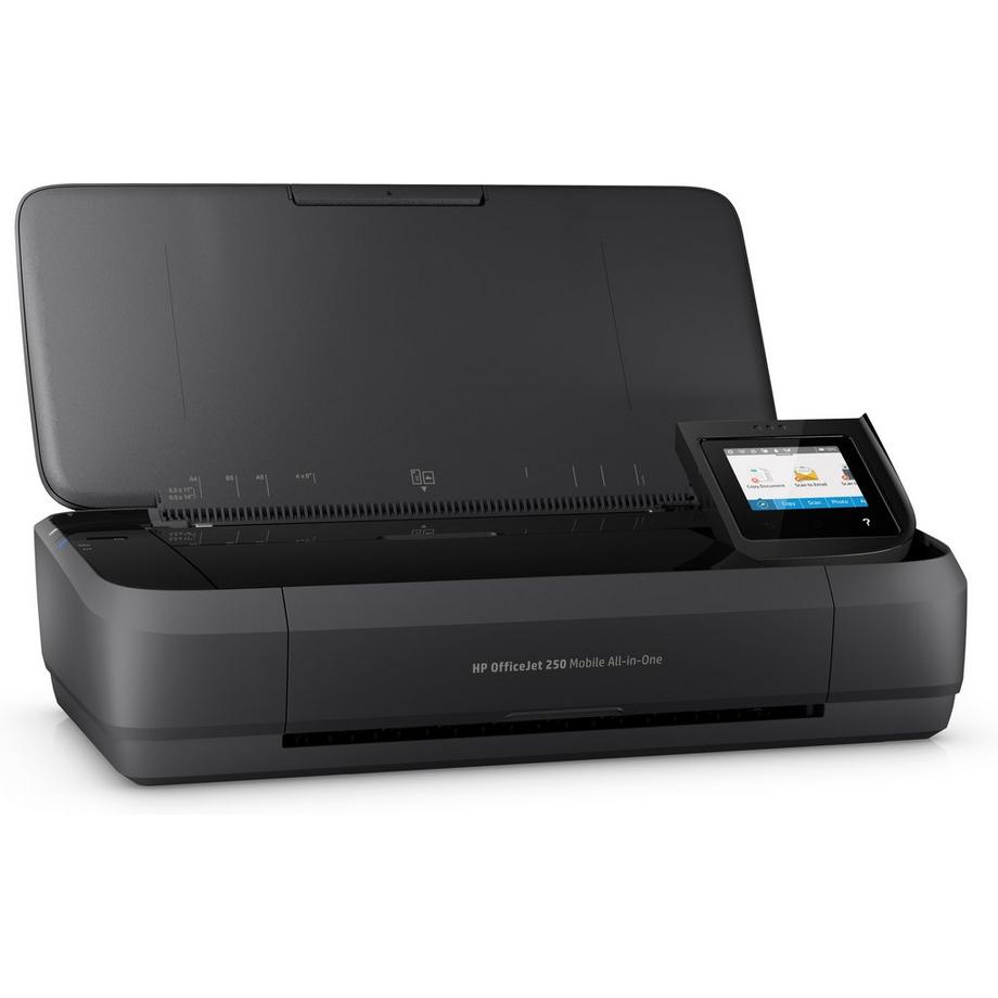 HP  OfficeJet 250 Mobiler All-in-One-Drucker, Farbe, Drucker für Kleine Büros, DruckenKopierenScannen, Automatische Dokumentenzuführung (10 Blatt) 
