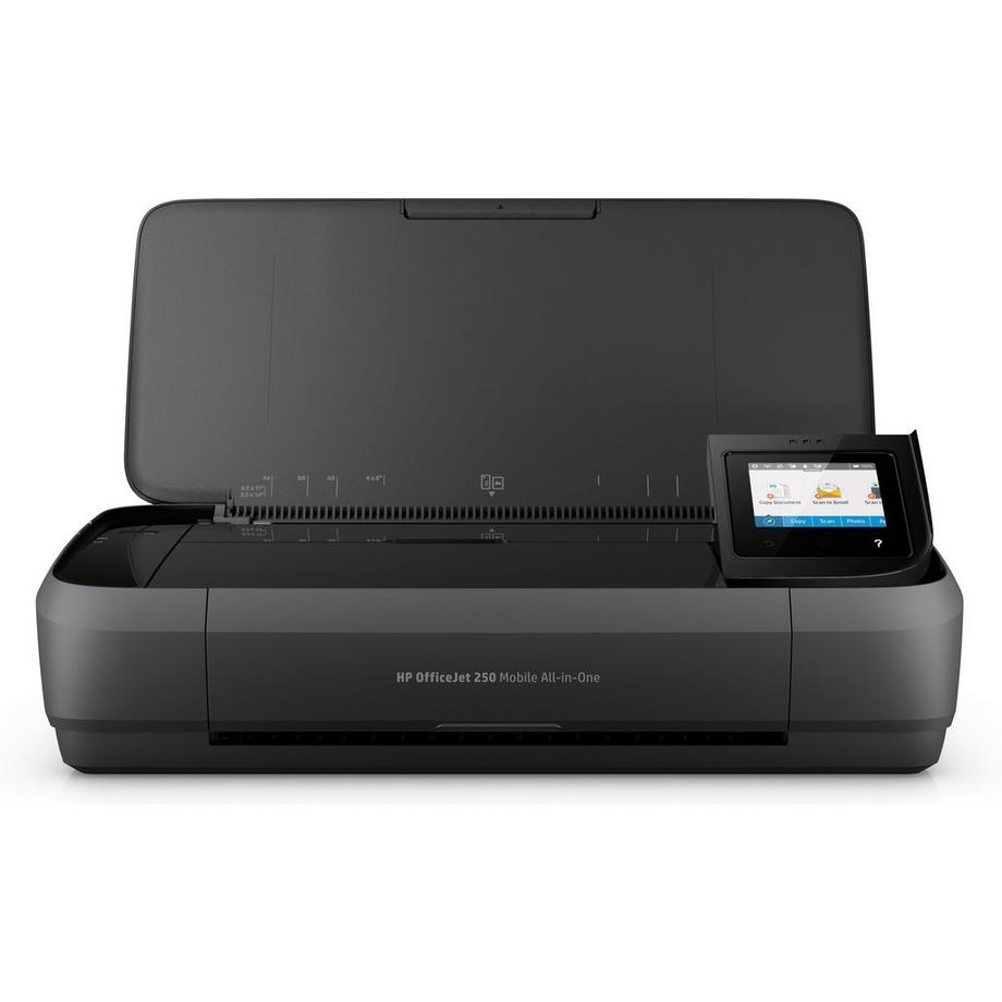 OfficeJet 250 Mobiler All-in-One-Drucker, Farbe, Drucker für Kleine Büros, DruckenKopierenScannen, Automatische Dokumentenzuführung (10 Blatt)