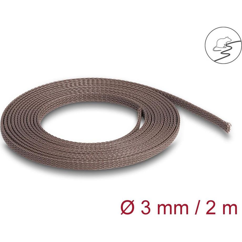 DeLock  tuyau tressé résistant aux rongeurs 