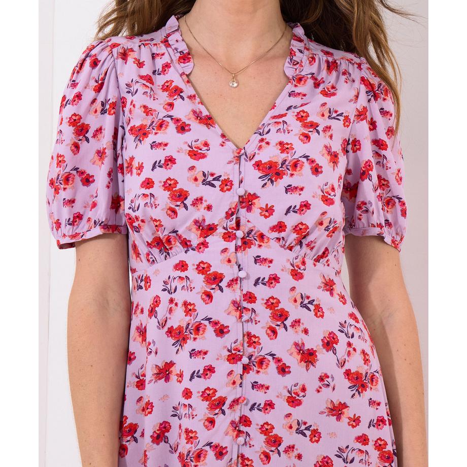 Joe Browns Robe Midi Fleurs Col V  