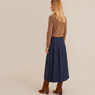 La Redoute Collections Gonna midi svasata in flanella A-Line  