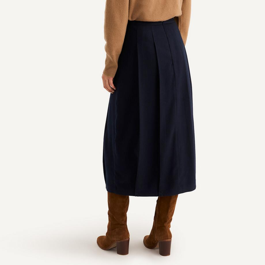 La Redoute Collections Flanell A-Linie Midirock  