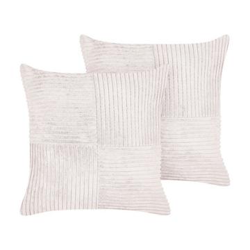 Lot de 2 coussins en Velours côtelé Moderne MILLET