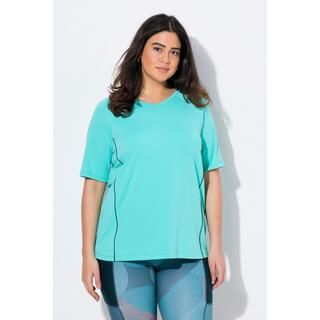 Ulla Popken UV-Schutz 50+ V-Ausschnitt Halbarm T-Shirt  