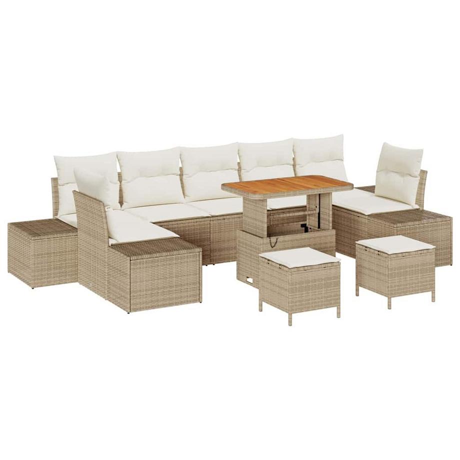 Set Divano da Giardino Polyrattan
