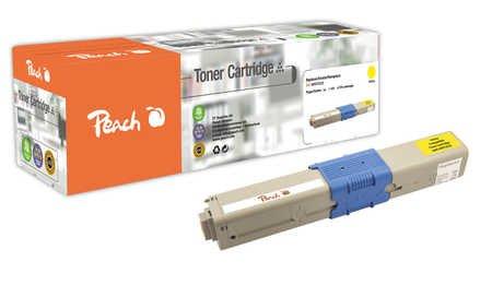 Peach  Toner 44973533 yellow C301/321, 1500 Seiten 