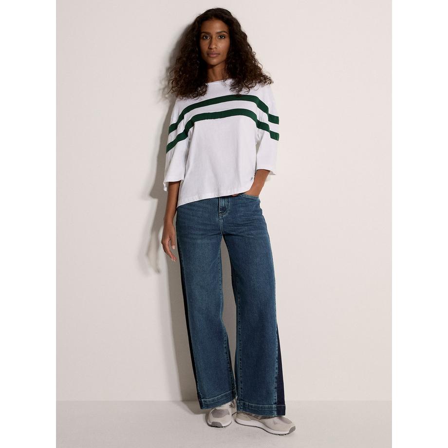 APRICOT Sportliches gestreiftes Boxy T-Shirt  