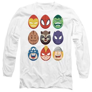 AVENGERS Uova di Pasqua T-Shirt Maniche Lunghe  