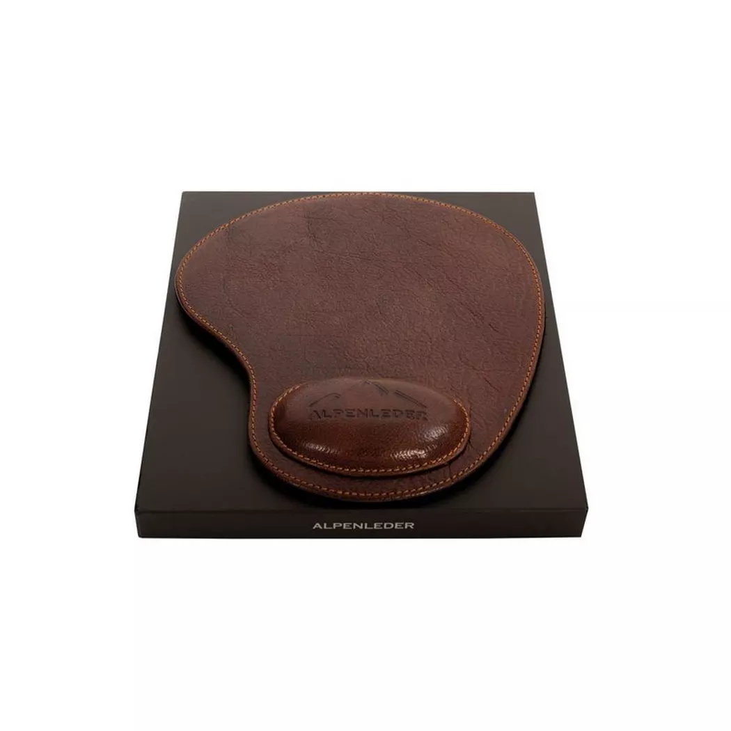 Alpenleder Mausmatte Salem Brandy