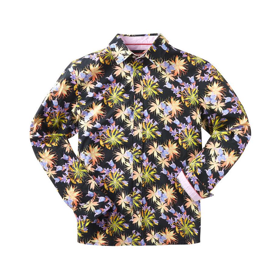 Joe Browns Neonblumen Print Kragenhemd  