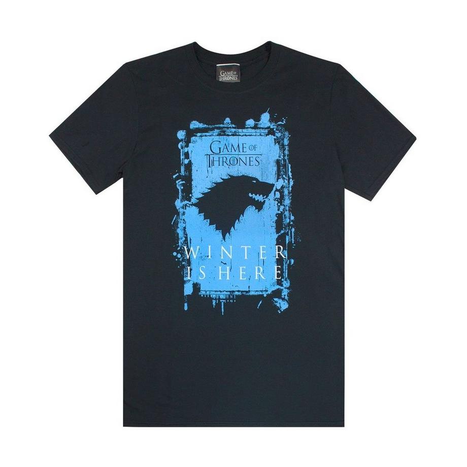 Game of Thrones Game of Thrones Direwolf Stark Regular Fit T-Shirt  