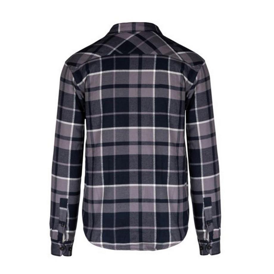 Kariban Chemise à carreaux doublée sherpa  
