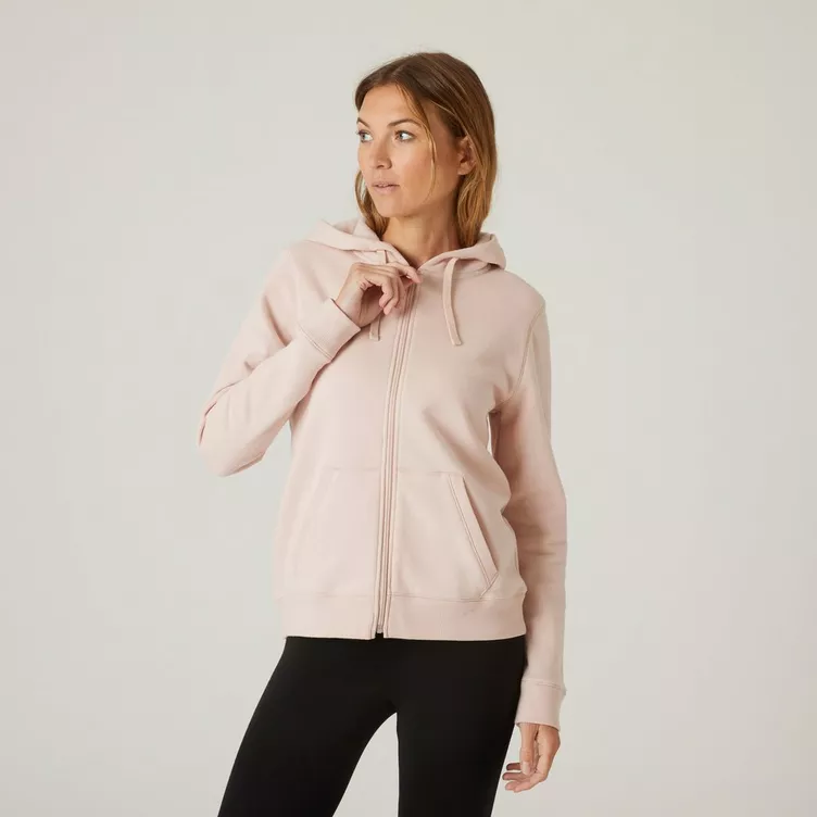 NYAMBA Sweatjacke Kapuze warm Fitness rosaonline kaufen MANOR
