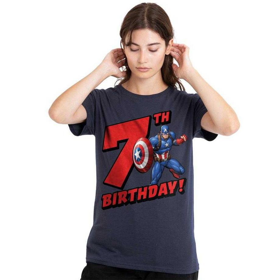 CAPTAIN AMERICA T-Shirt 7ème Anniversaire  