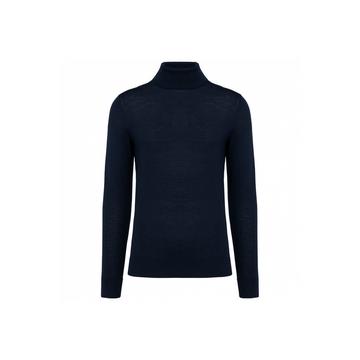 merino-puover mit rokragen