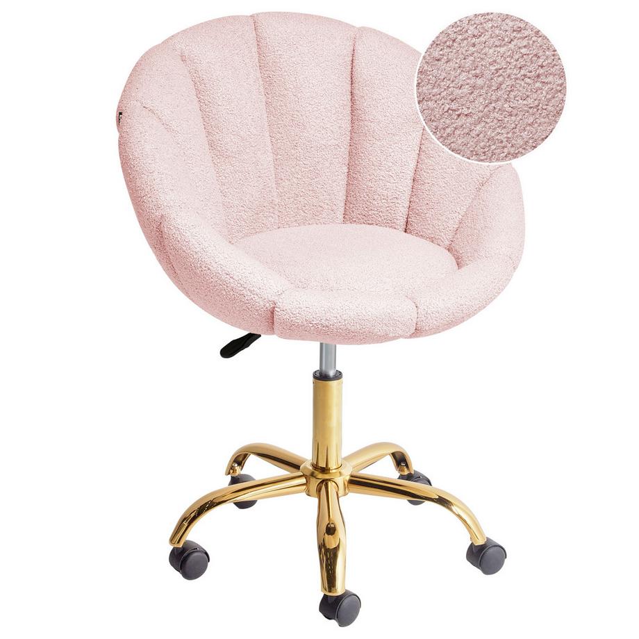 Sedia da scrivania en Bouclé  ANNABELLE