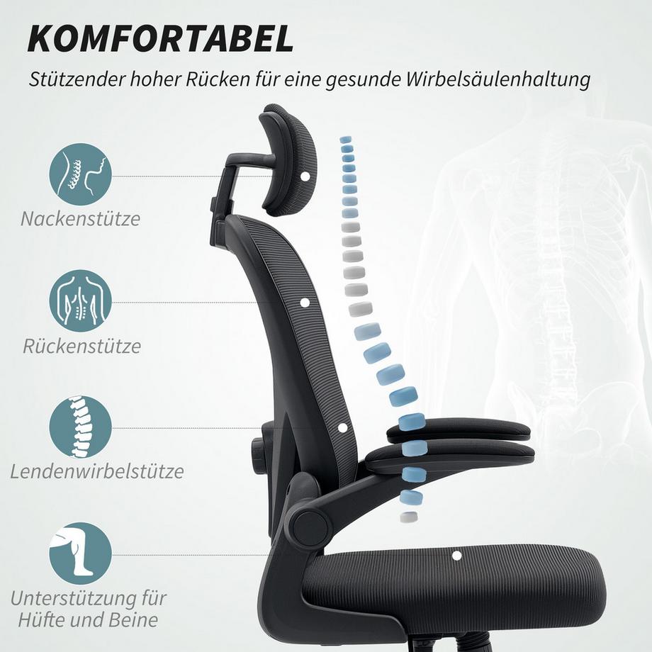 HOMCOM chaise de bureau  