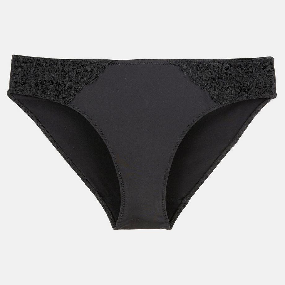 La Redoute Collections Culotte en microfibre et dentelle  