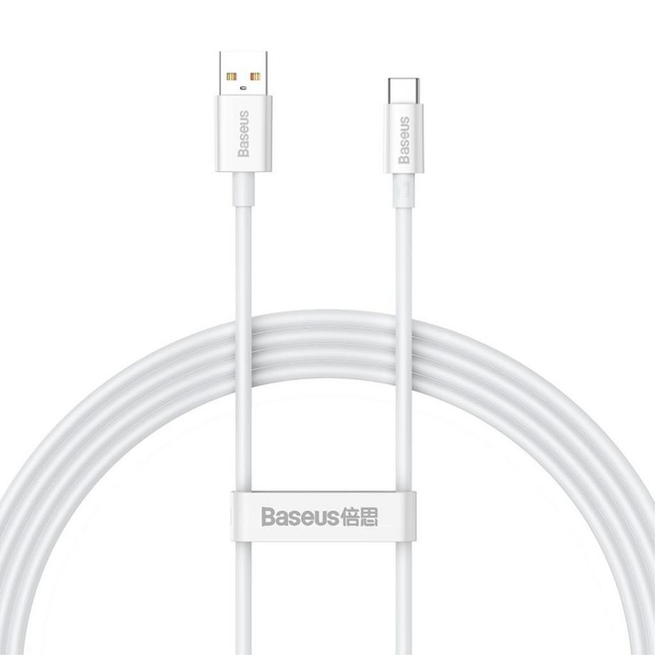 Baseus Superior Series USB – USB-C-Kabel 100 W, 1,5 m – Weiß