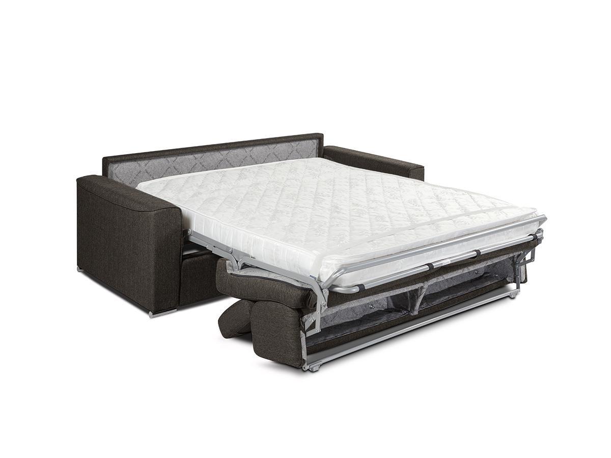 LINEA SOFA Canapé 4 places conible express en tissu VIZIR CouchageMatelas  