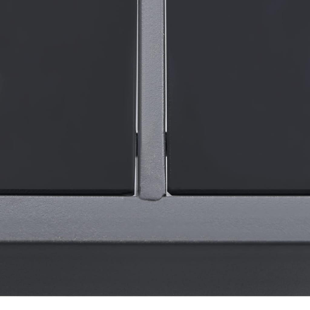 VidaXL Gartentisch stahl  