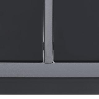 VidaXL Gartentisch stahl  