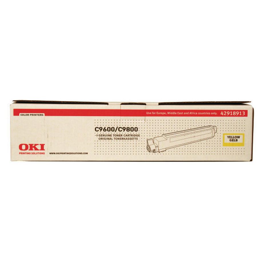 OKI Toner yellow 42918913 C9600 15'000 Seiten