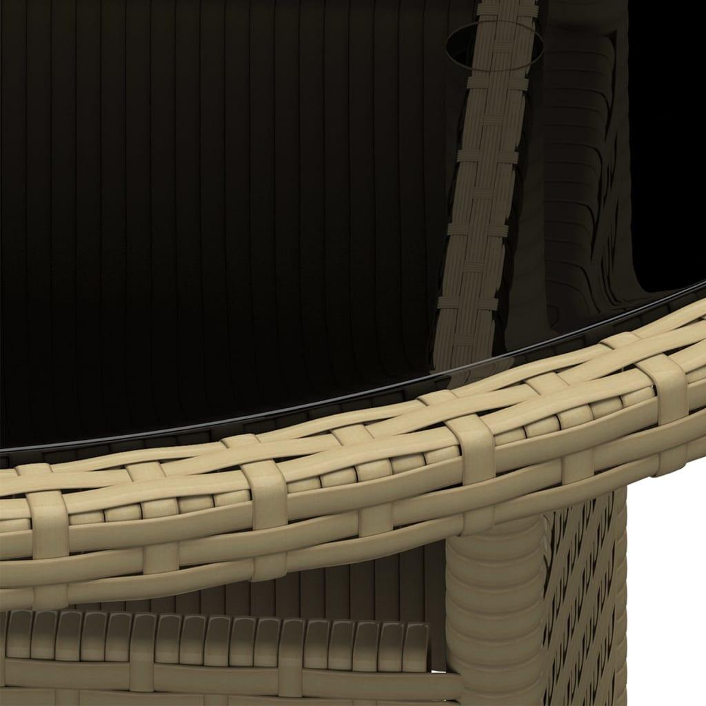 VidaXL Gartentisch poly-rattan  
