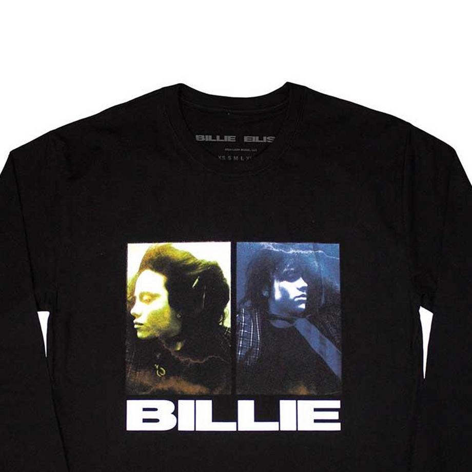 Billie Eilish T-Shirt Underwater Manica Lunga  