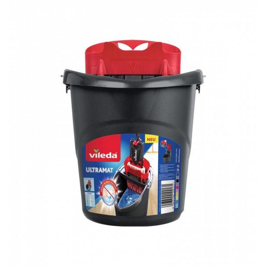 vileda  Vileda 4023103201415 sistema a mocio e secchio Serbatoio singolo Nero, Rosso 