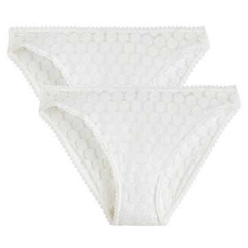 Lot de 2 slips en dentelle Meylo