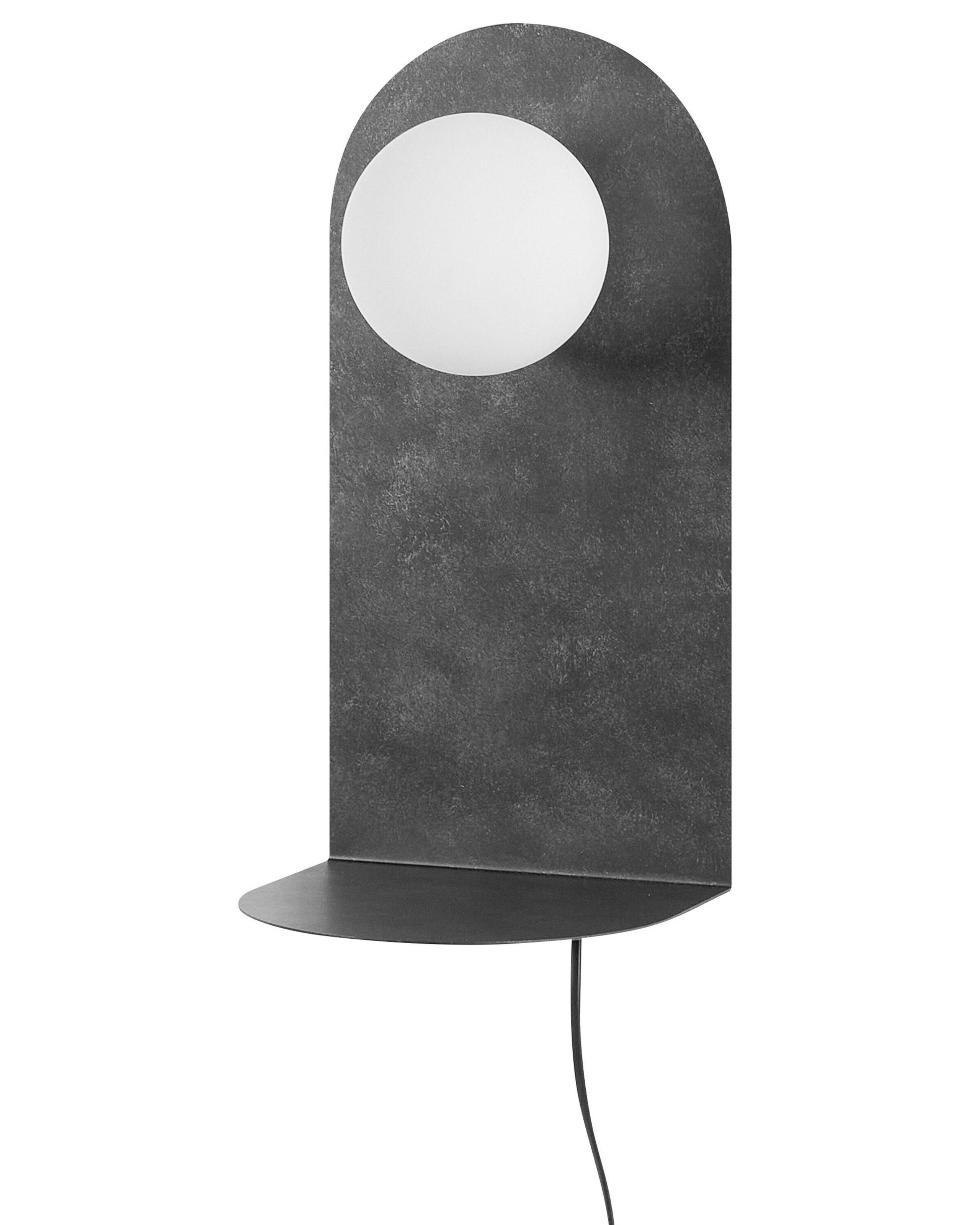 Beliani Lampe murale en Acier Moderne MAPI  