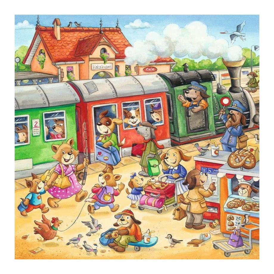Ravensburger  Puzzle Ferien auf dem Land (3x49) 