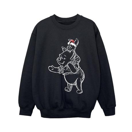Disney  Winnie The Pooh Piglet Christmas Sweatshirt 