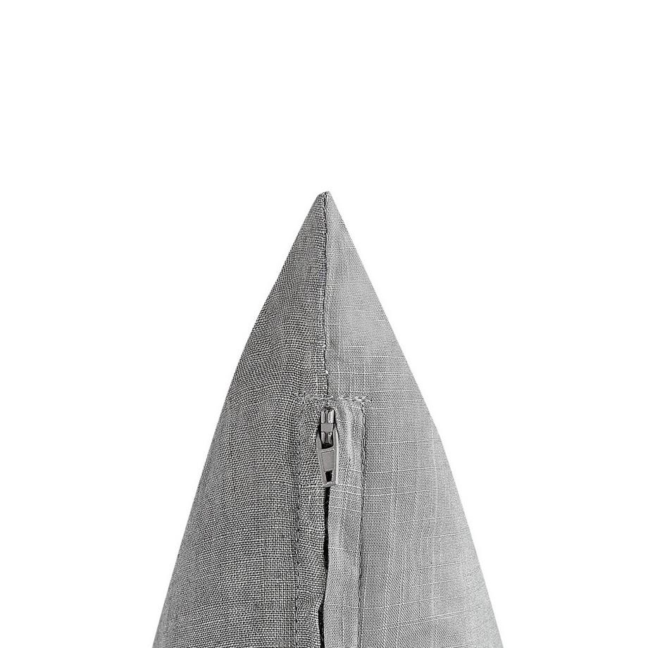 Beliani Lot de 2 coussins décoratifs en Lin  MILAS  