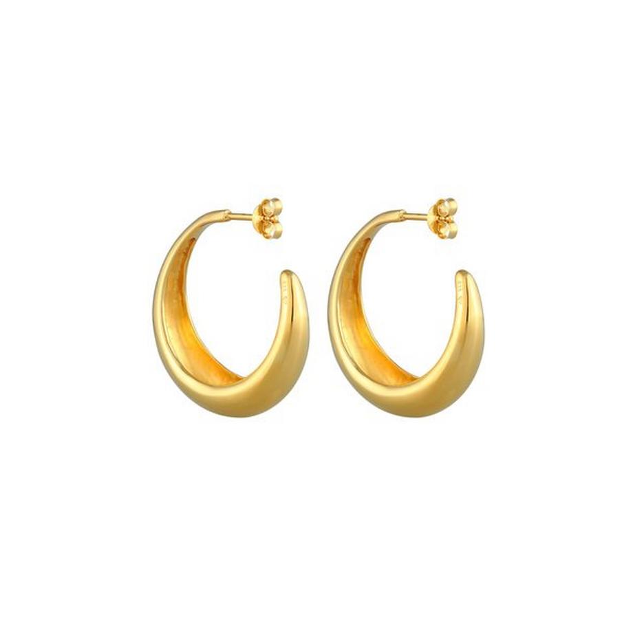 Elli  Ohrringe Creolen Hänger Chunky Hoops Basic 