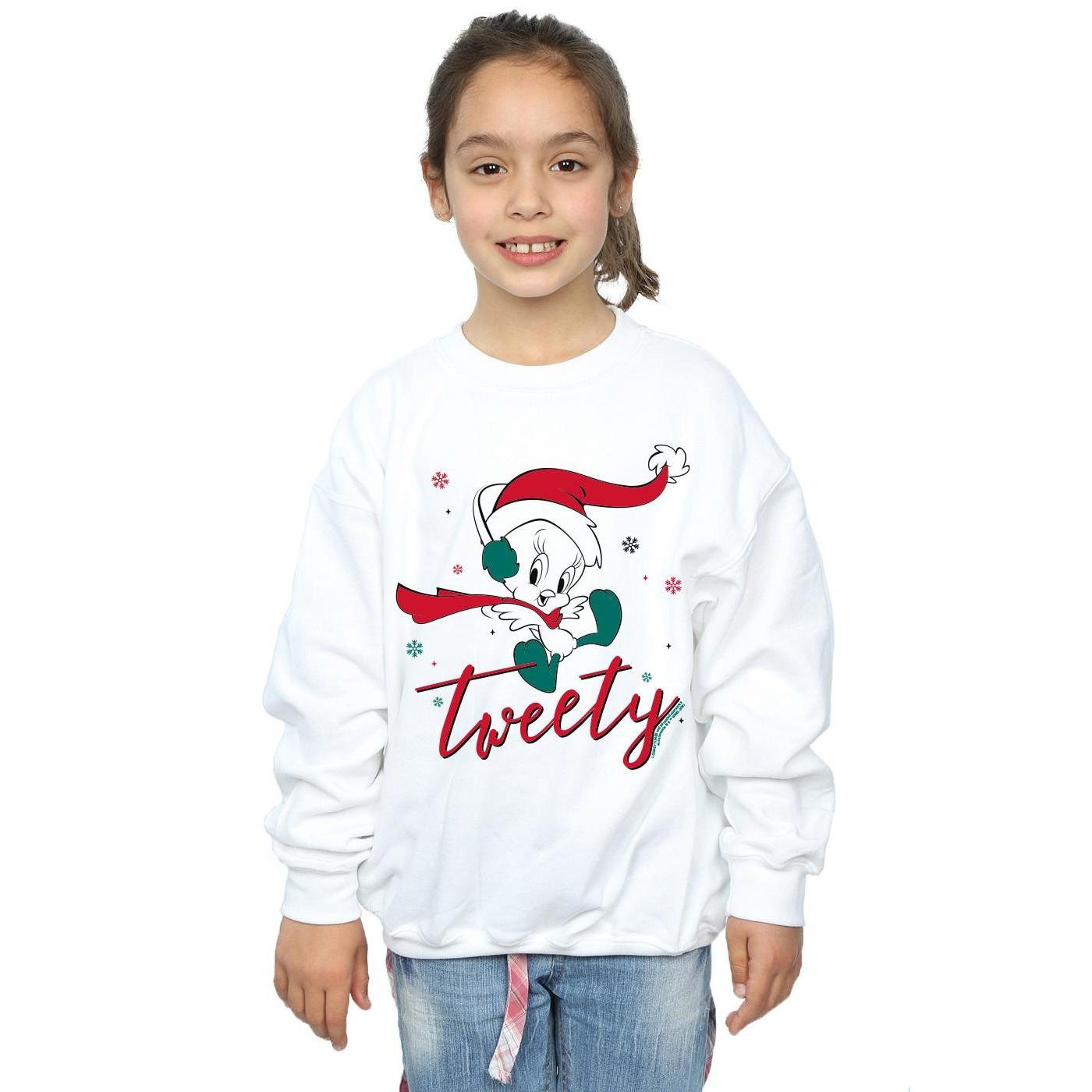 LOONEY TUNES  Tweety Pie Christmas Sweatshirt 