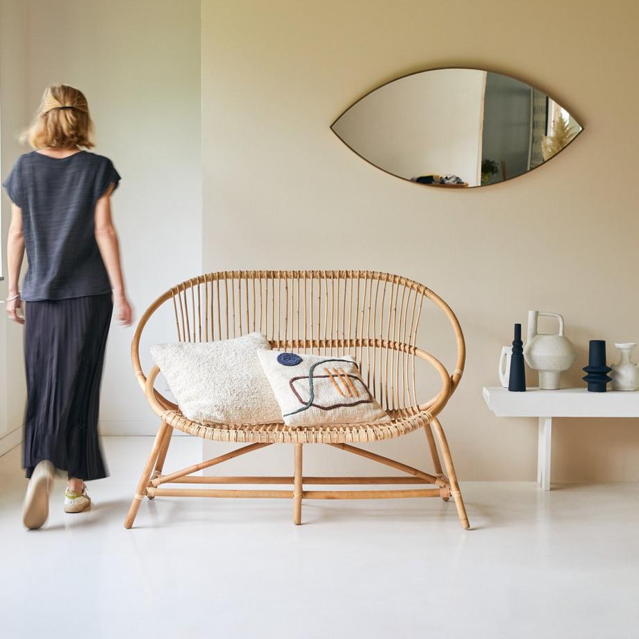 Tikamoon Canapé en rotin Leontie  